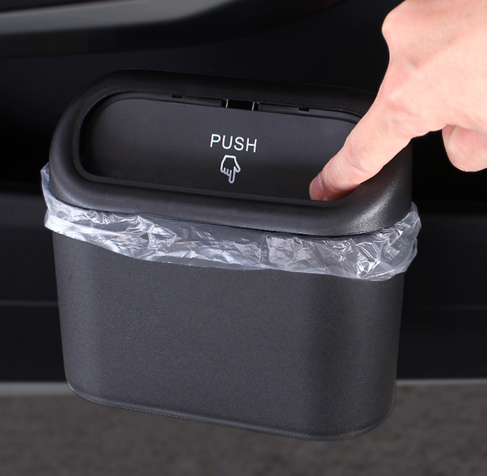 cubo de basura para tu coche