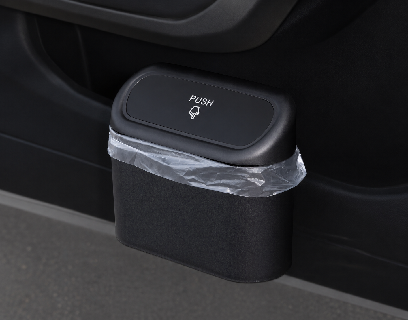 cubo de basura para tu coche